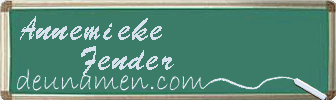 Annemieke Fender Visitenkarte